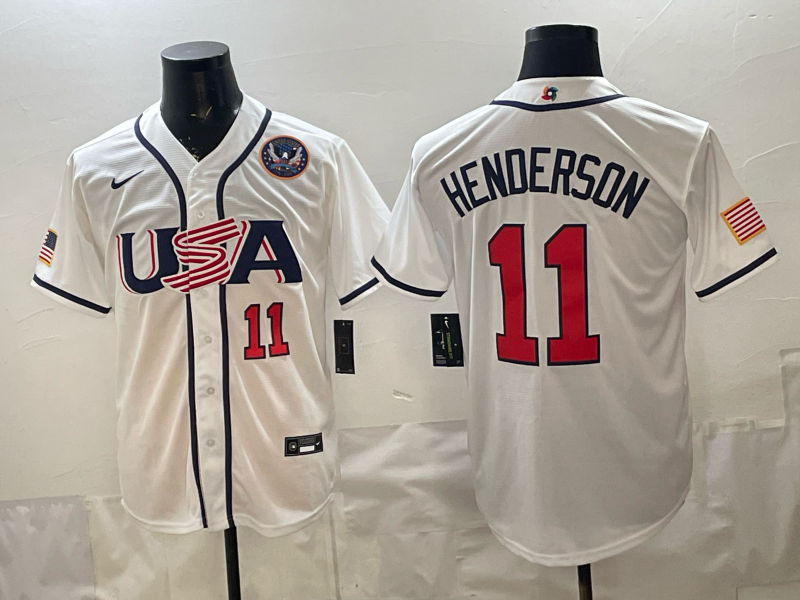 Men 2026 World cup white MLB Nike jersey 0057